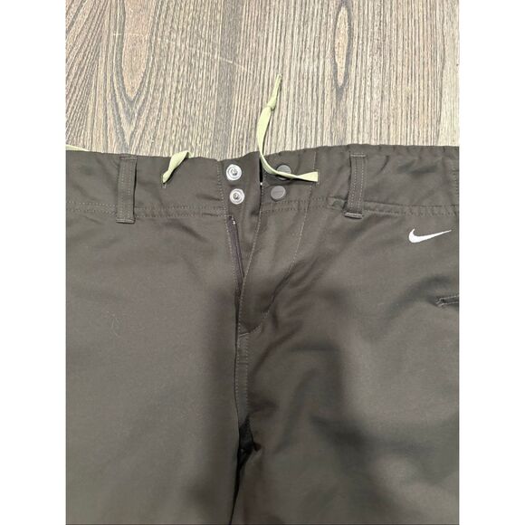 Nike FitDry Womens Capri Pants Mid Rise Athletic Cropped Pants Black Size M - Picture 7 of 8